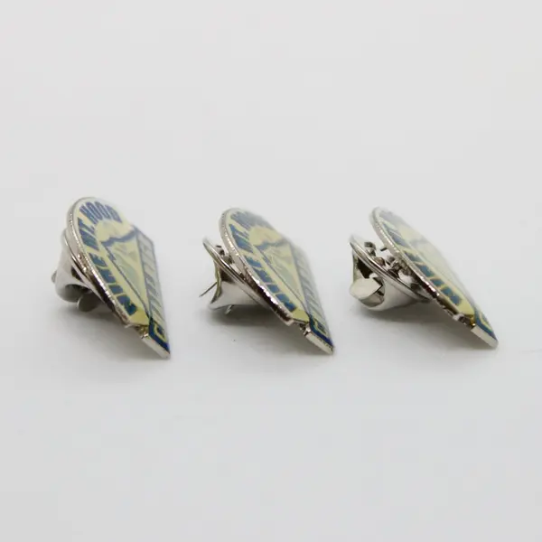 Lot of 3 Nike Mt. Hood Challenge Pins Blue Yellow White