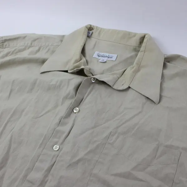Joseph & Feiss Men's Beige Dress Shirt Long Sleeve Size 20 34/35