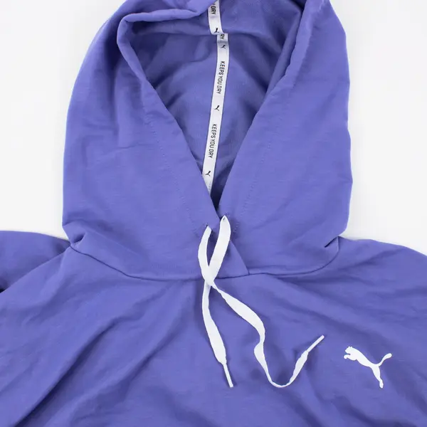Puma Women's Large Lavender Purple Cropped Hoodie