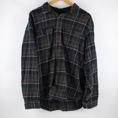 Orvis Men's XL Plaid Button-Front Jacket Blue Green Brown