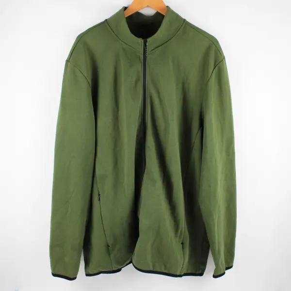 DIP Men's Olive Green Zip-Up Jacket XXL