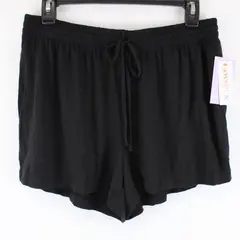 Joyspun Women's Lounge Shorts Black Size M 8-10 Workout Casual NWT