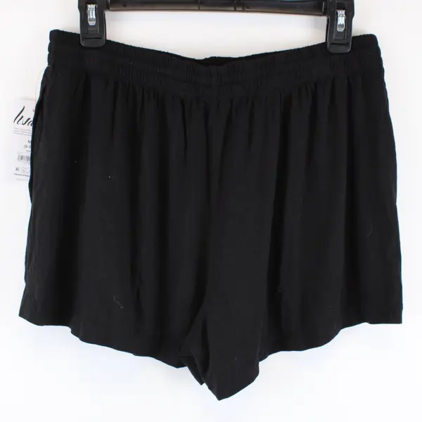 Joyspun Women's Lounge Shorts Black Size M 8-10 Workout Casual NWT