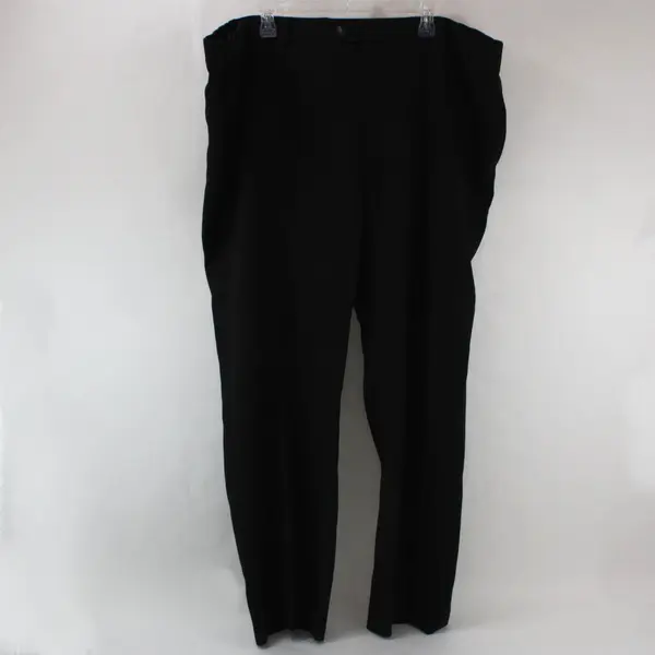 Haggar Men's Black Classic Fit Dress Pants Size 48x32