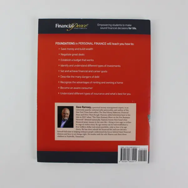 Foundations in Personal Finance Dave Ramsey 2008 Paperback Workbook