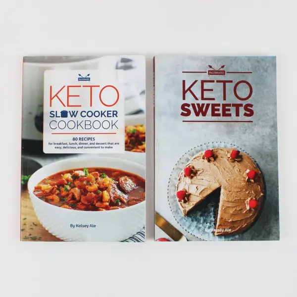 Lot of 2 Keto Cookbooks by Kelsey Ale Low Carb Recipes 2018 & 2020 Paperbacks