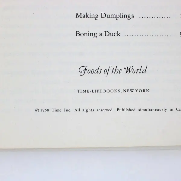 Time-Life Books Recipes The Cooking of China Vintage 1968 Spiral-Bound PB