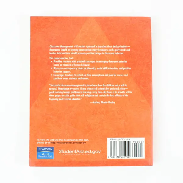 Classroom Mgmt Proactive Martin Henley 2006 PB Pearson Merrill Prentice Hall