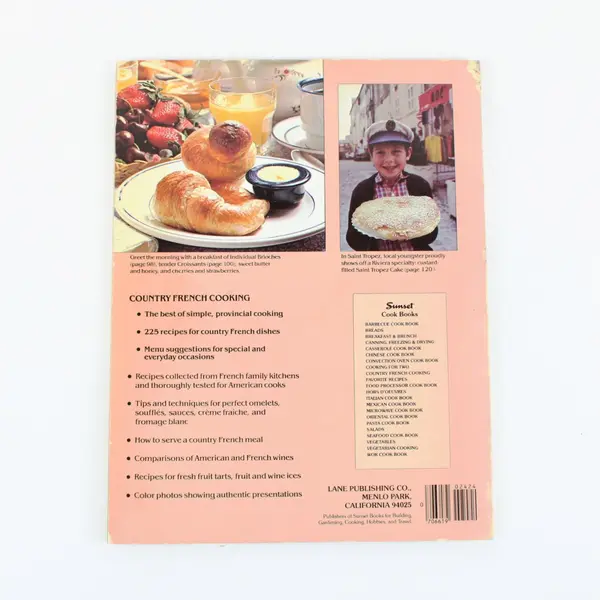 VTG Country French Cooking by Editors of Sunset Books & Magazine 1981 Paperback