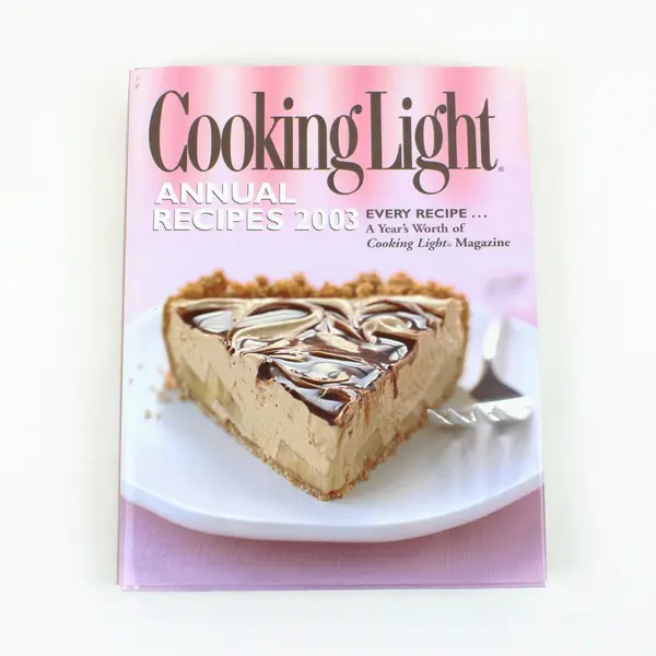 Cooking Light Annual Recipes 2003 Oxmoor House Hardcover Cookbook Dust Jacket