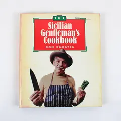 Vintage The Sicilian Gentleman's Cookbook by Don Baratta 1988 Paperback Edition