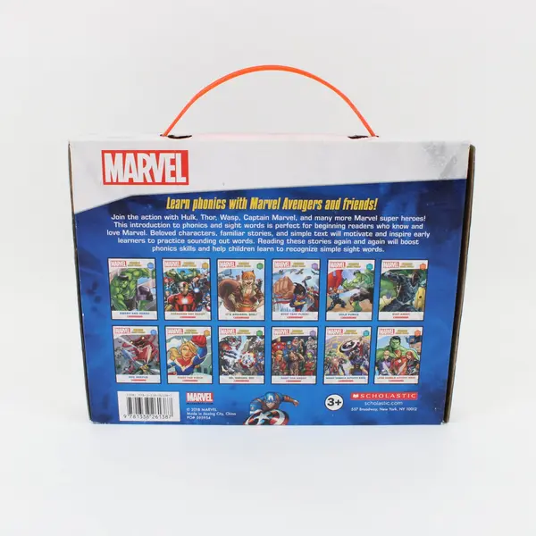 Marvel Phonics Reading Program 12-Book Set Scholastic 2018