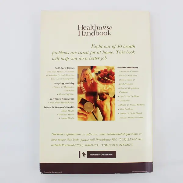 Healthwise Handbook: A Self-Care Manual For You 1997 PB Healthwise Publication 