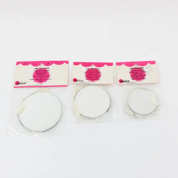 Lot of 3 Packs Mangelsen's Craft Mirrors 2, 2.5 & 3 Inch New