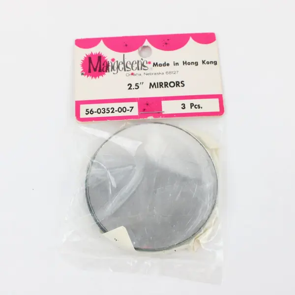 Lot of 3 Packs Mangelsen's Craft Mirrors 2, 2.5 & 3 Inch New