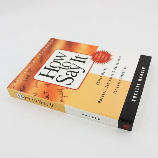 How to Say It Choice Words Rosalie Maggio Revised Expanded 2001 Paperback