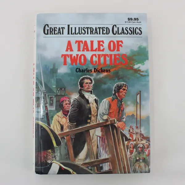 A Tale of Two Cities Hardcover Book, Charles Dickens 1992 