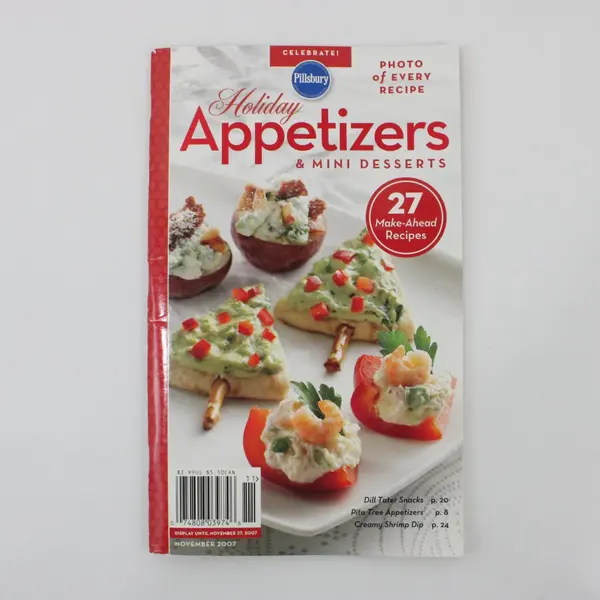 Lot of 5 Pillsbury Cookbooks Casseroles Appetizers Gifts From a Jar Rice Council