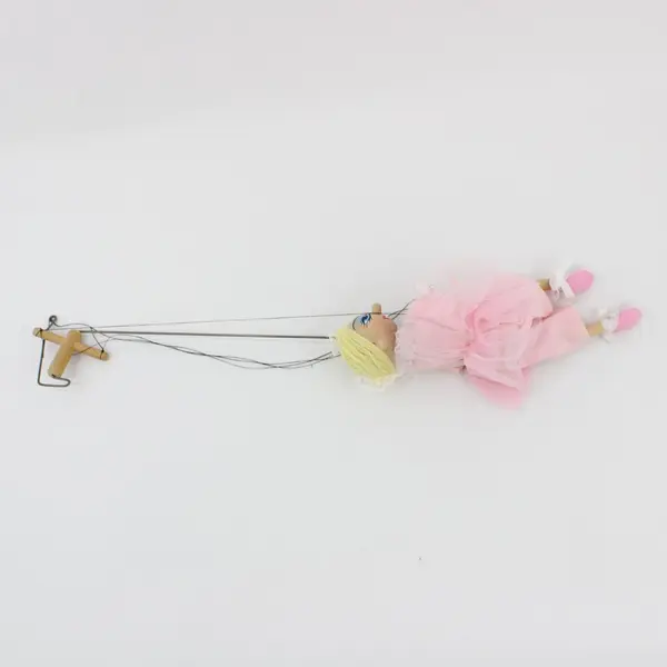 Bohemian Puppets Vintage Czech-Made String-Operated Ballerina Marionette Doll