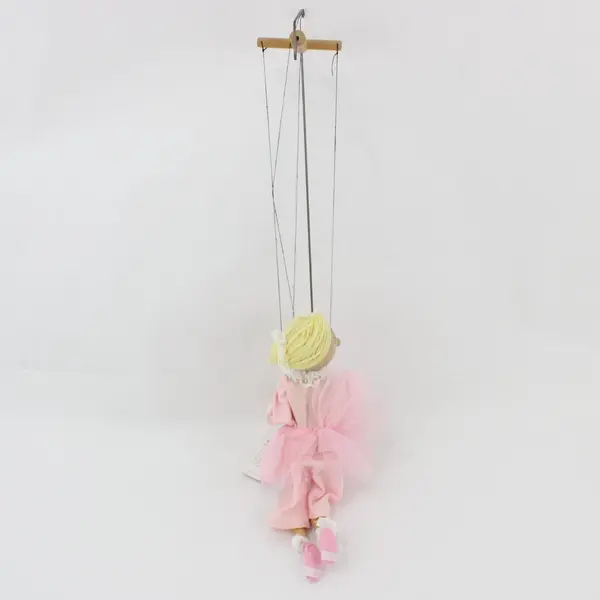 Bohemian Puppets Vintage Czech-Made String-Operated Ballerina Marionette Doll
