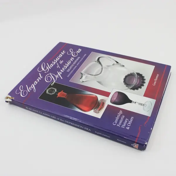 Elegant Glassware of the Depression Era Gene Florence 8th Edition VTG 1999 HC