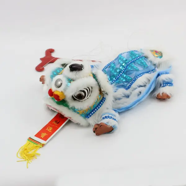 Chinese Lion Dance Marionette String Puppet 2000s Folk Art Collectible
