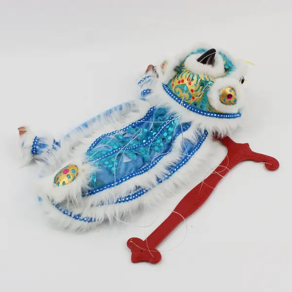 Chinese Lion Dance Marionette String Puppet 2000s Folk Art Collectible