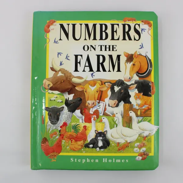 Numbers on the Farm Children's Board Book Educational Counting 2006