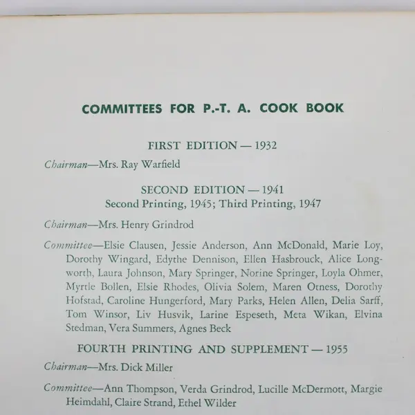 1955 Petersburg Alaska PTA Cookbook Spiral Bound The Trading Union Inc