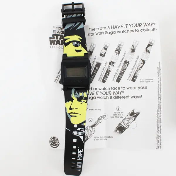 Star Wars Episode IV Burger King Watch Tin Not Working