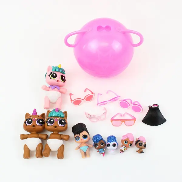 Lot of 8 LOL Surprise & Zuru Unicorn Dolls and Accessories Used