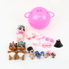Lot of 8 LOL Surprise & Zuru Unicorn Dolls and Accessories Used