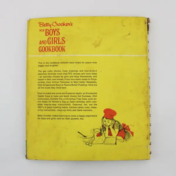 1973 Betty Crocker's New Boys and Girls Cookbook Children's Recipes
