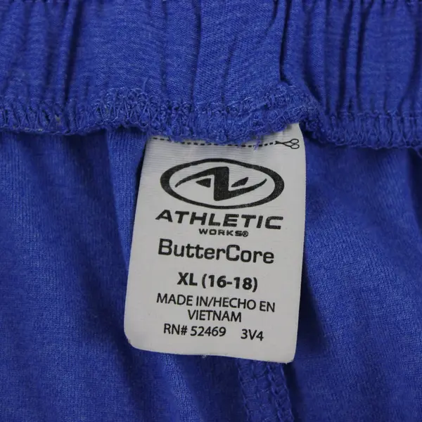 Athletic Works Women's Blue Activewear Shorts XL 16-18 Workout