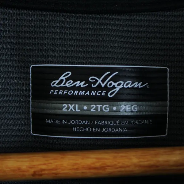 Ben Hogan Performance Polo Shirt Men's 2XL Gray Golf Casual