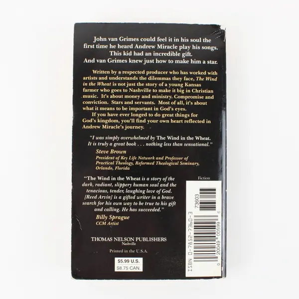 The Wind in the Wheat by Reed Arvin Paperback Fiction Novel