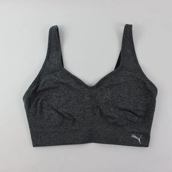 Puma Women's Gray Sports Bra Size XL Activewear