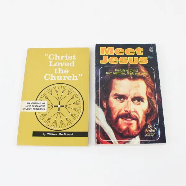 Lot of 2 PB Meet Jesus Christ Loved the Church Knofel Staton William MacDonald
