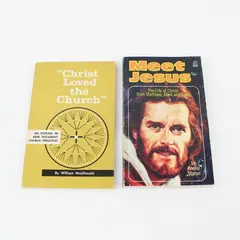 Lot of 2 PB Meet Jesus Christ Loved the Church Knofel Staton William MacDonald
