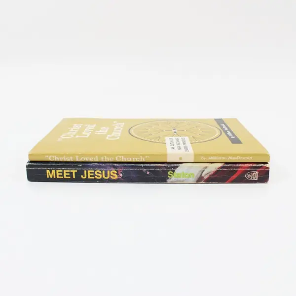 Lot of 2 PB Meet Jesus Christ Loved the Church Knofel Staton William MacDonald