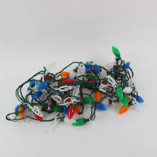 Lot of Assorted Outdoor String Lights with Clips 