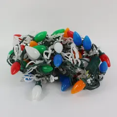 Lot of GE Assorted Outdoor String Lights with Clips Tested Working