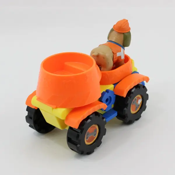 Disney Jr Pupstruction Tank Dump Truck Vehicle Figure Included No Key