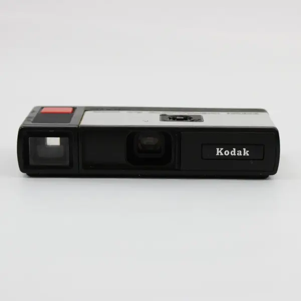 Kodak Pocket Instamatic 20 110 Film Camera Black Silver Red Untested
