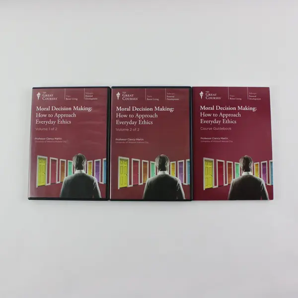 The Great Courses Moral Decision Making 12-Disc CD Set W/Course Guidebook 2014