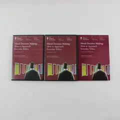 The Great Courses Moral Decision Making 12-Disc CD Set W/Course Guidebook 2014