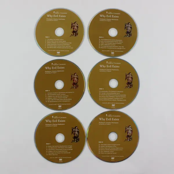 The Great Courses Why Evil Exists Charles Mathewes 6-DVD Set Guidebook 2011
