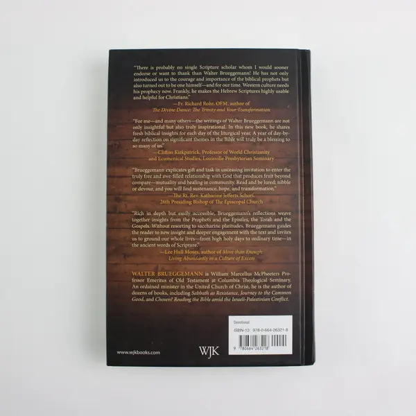 Walter Brueggemann Gift & Task Hardcover A Year of Daily Readings & Reflections