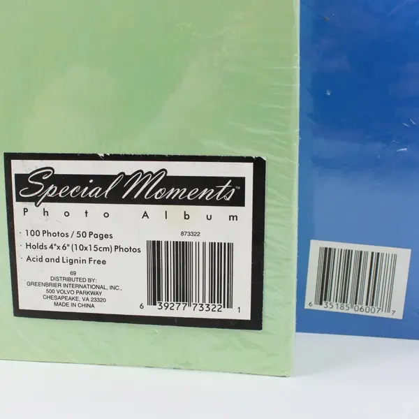 Lot of 2 Photo Albums Memory Lane & Special Moments 4x6 100 Photos New