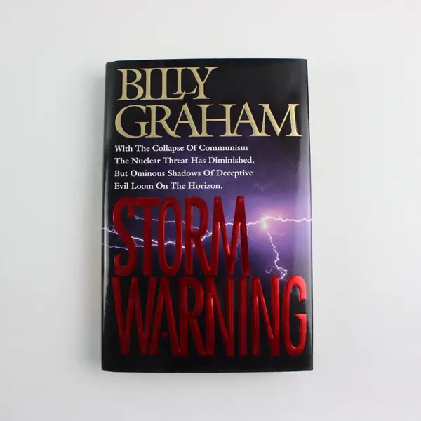 Storm Warning by Billy Graham Christian Nonfiction Book